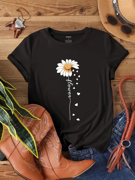 Effortless Chic Floral Tee