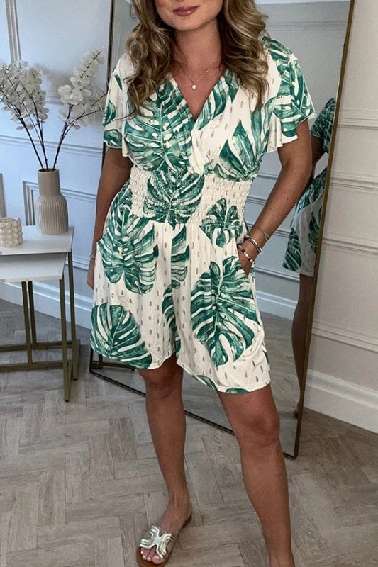 Floral-Polka Jumpsuit
