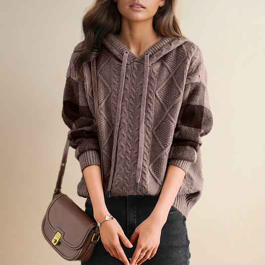 Flatter-Fit Hooded Sweater