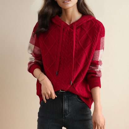 Flatter-Fit Hooded Sweater