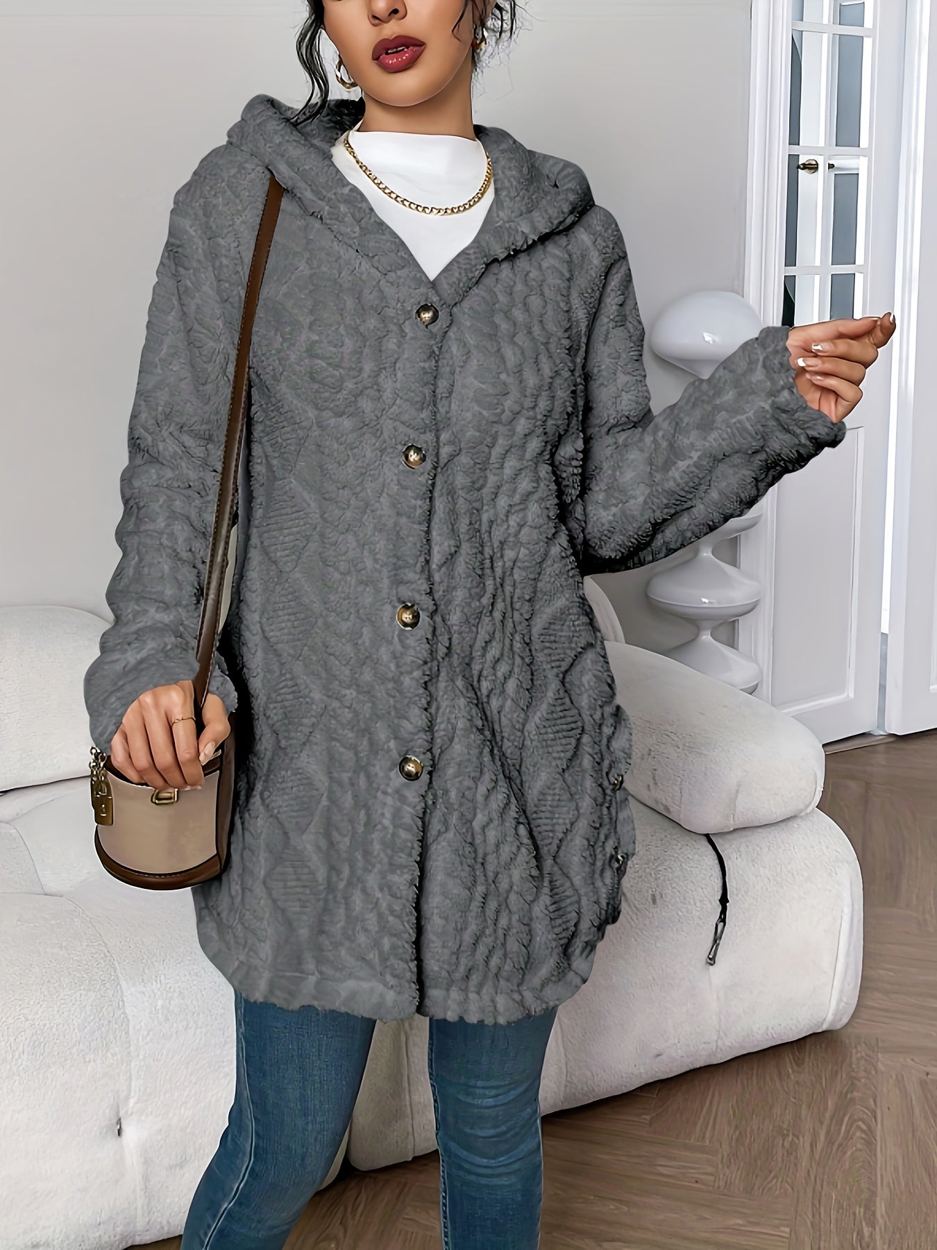 Cozy-Fleece Cardigan