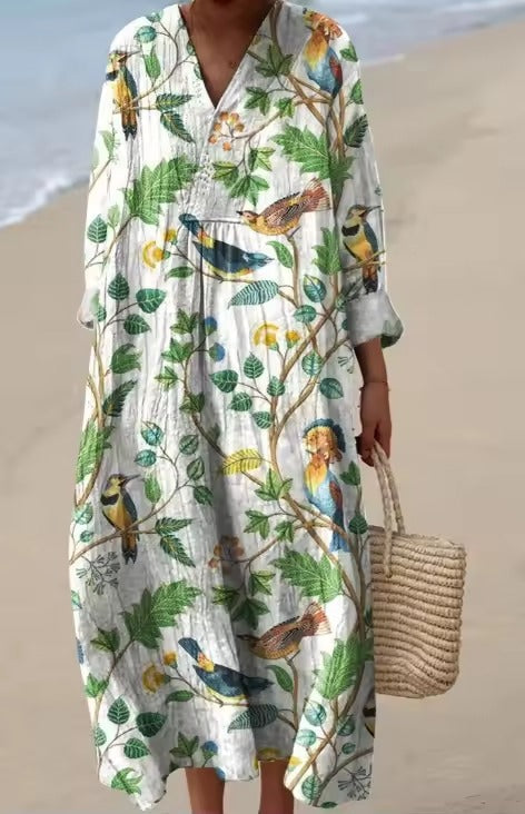 Effortless Floral Maxi Dress