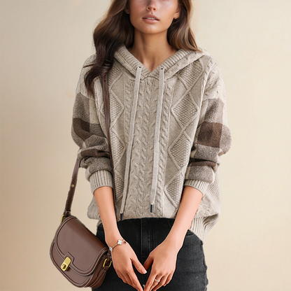 Flatter-Fit Hooded Sweater