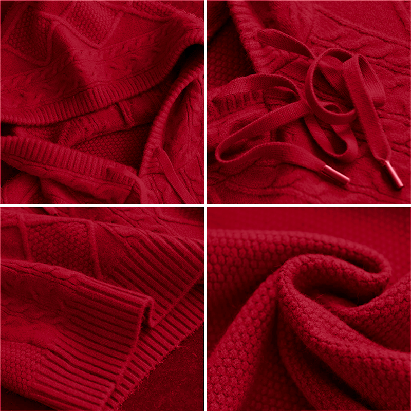 Flatter-Fit Hooded Sweater