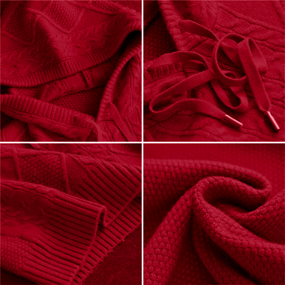 Flatter-Fit Hooded Sweater