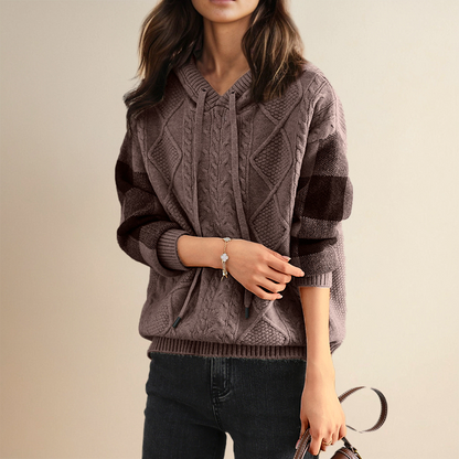 Flatter-Fit Hooded Sweater