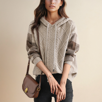 Flatter-Fit Hooded Sweater
