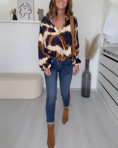 Effortless Elegance V-Neck Top