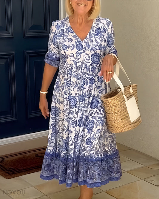 Chic Floral Dress for Effortless Charm