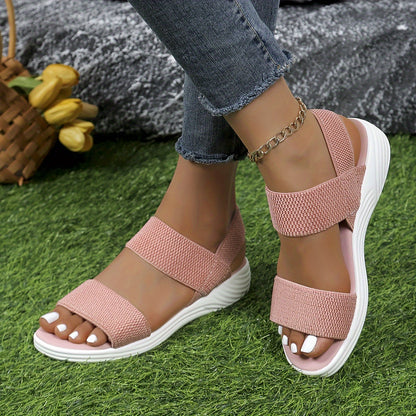 Elegant Comfort Stretch Sandals