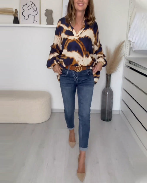 Effortless Elegance V-Neck Top