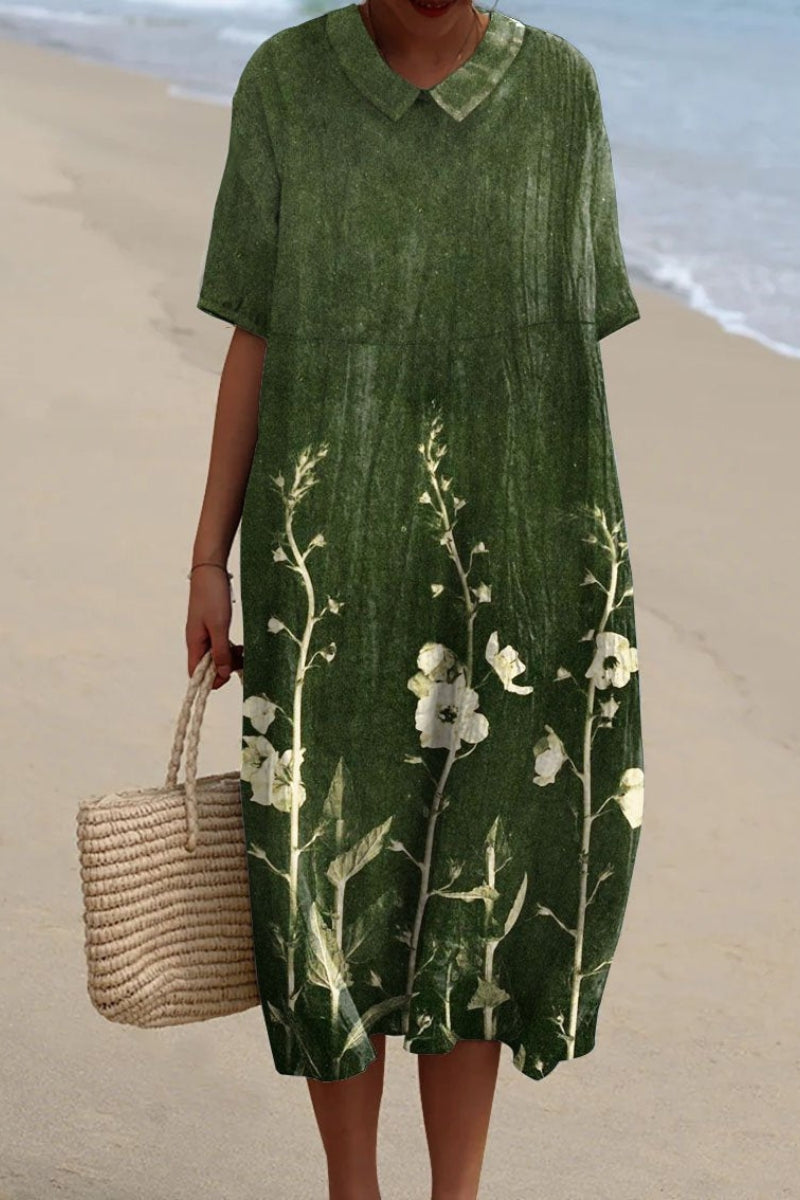 Floral-Elegance Dress