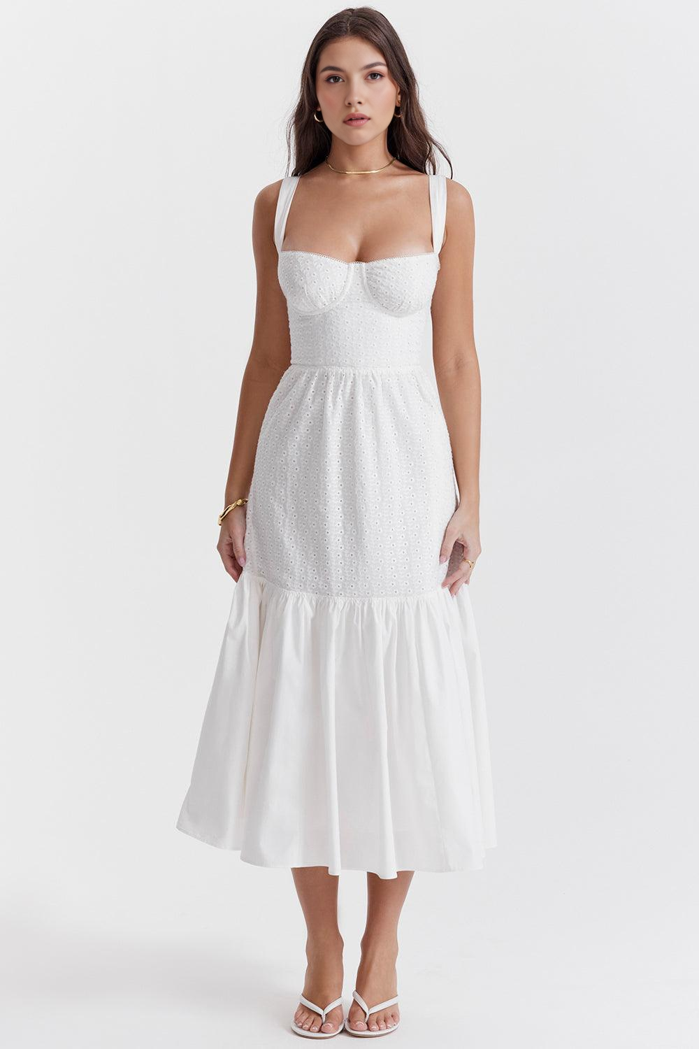 Feminine Flair Midi Dress