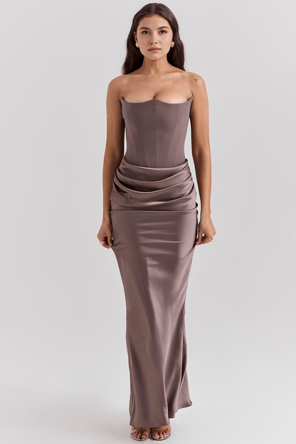 Mint Satin Gown for Effortless Elegance