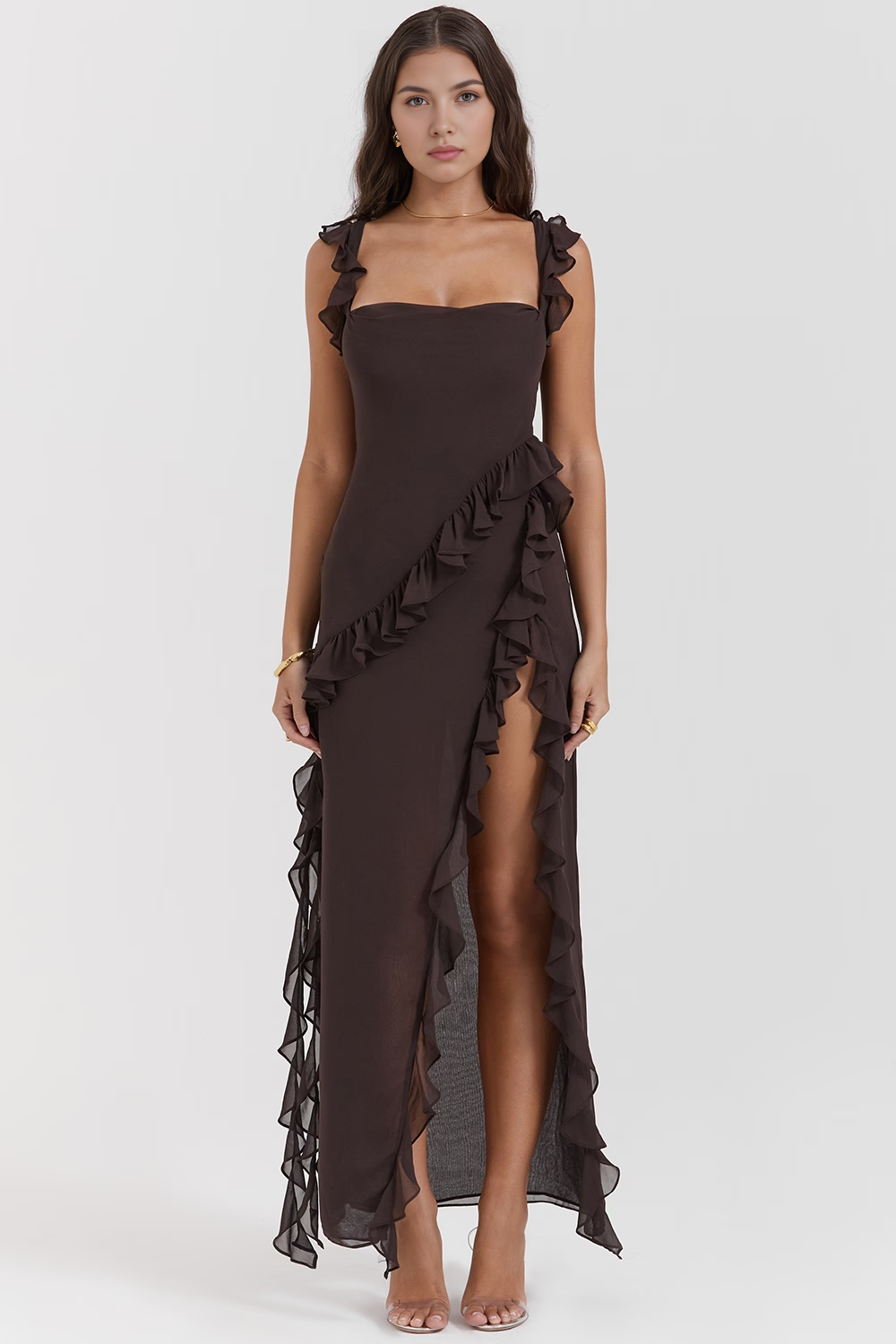 Romantic Scarlet Maxi Dress