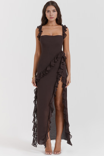 Romantic Scarlet Maxi Dress