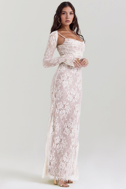 Flattering Lace Maxi for Event Elegance