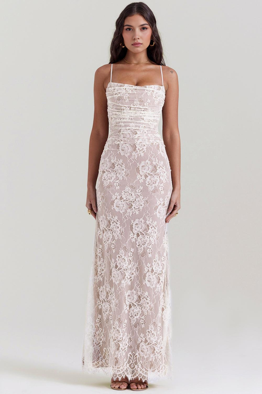 Flattering Lace Maxi for Event Elegance
