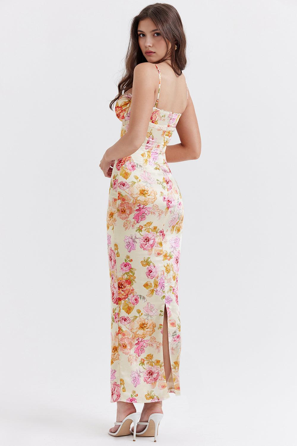Elegant Floral Gown for Romance