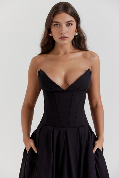Tulle-Elegance Midi Dress