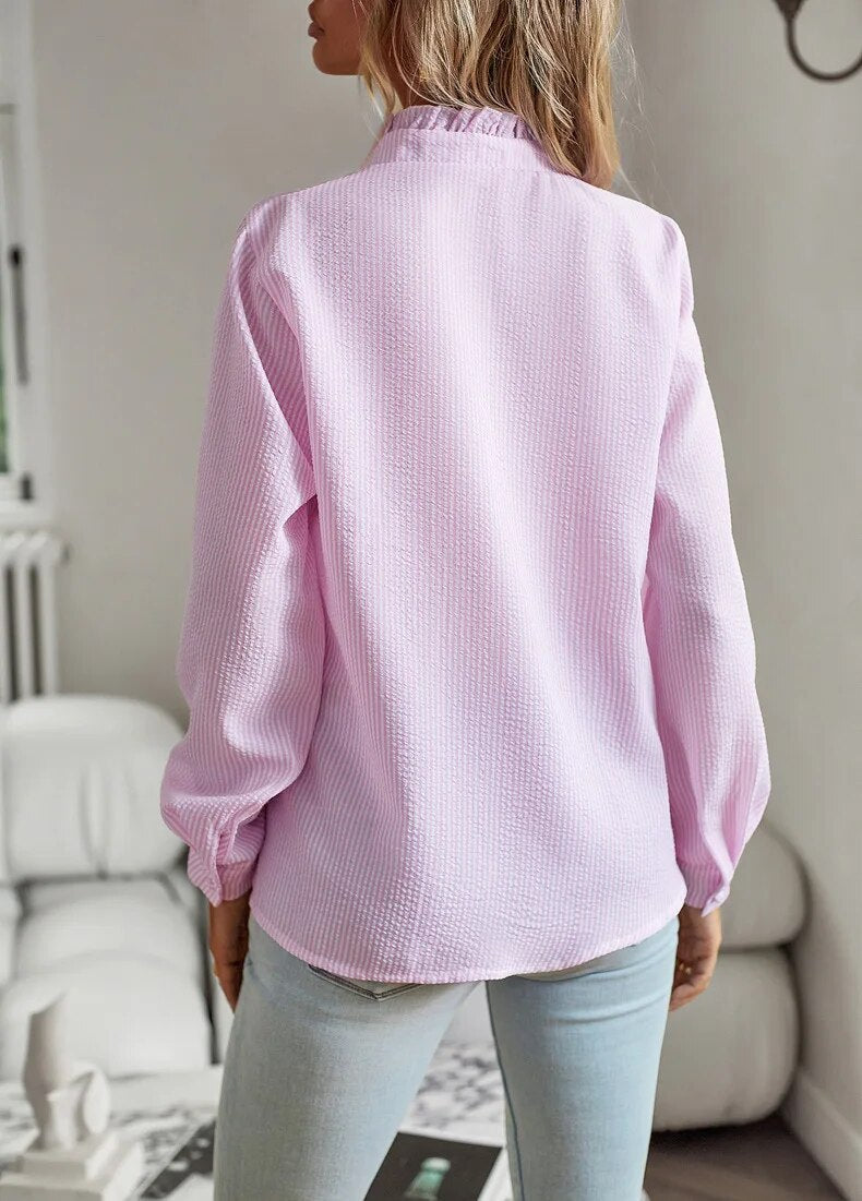 Elegant Ruffle Shirt
