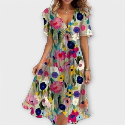 Elegant Everyday V-Neck Comfort Dress