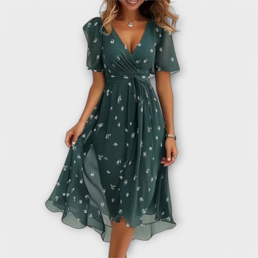 Elegant Everyday V-Neck Comfort Dress