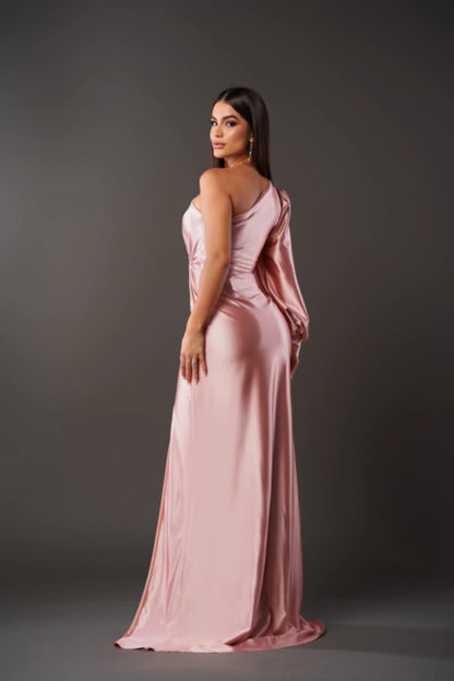 Alluring Satin Maxi for Elegant Evenings