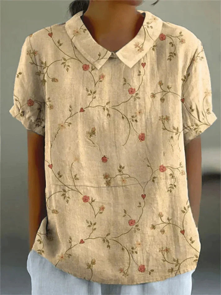 Floral-Comfort Blouse