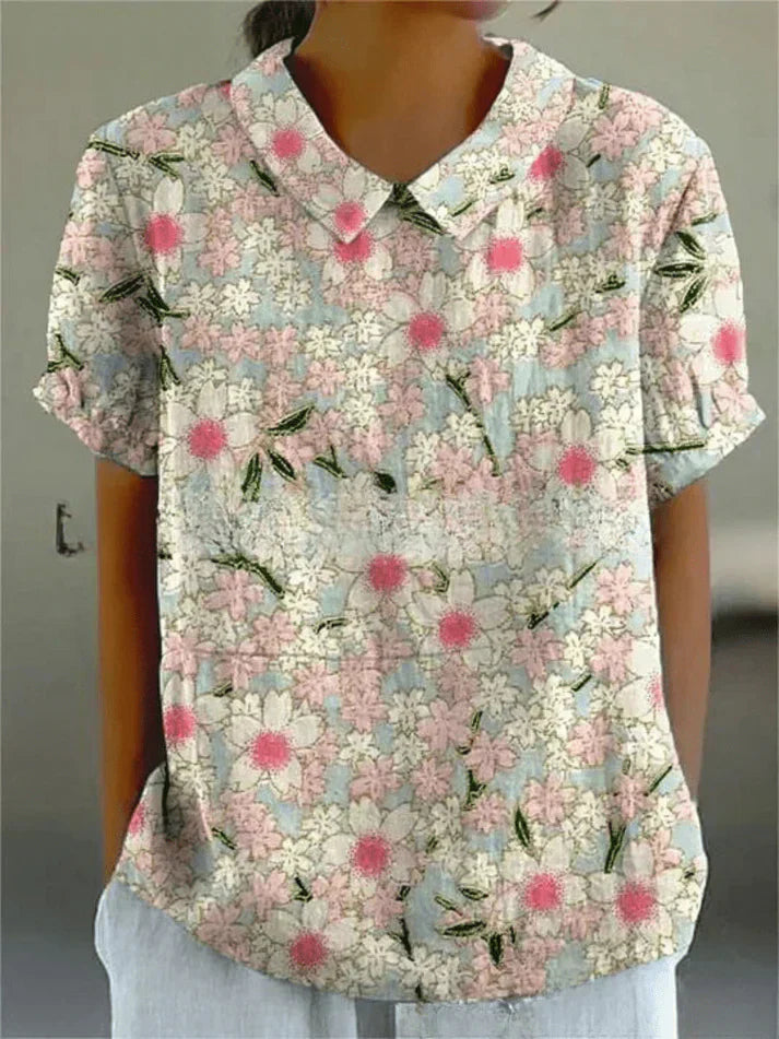 Floral-Comfort Blouse
