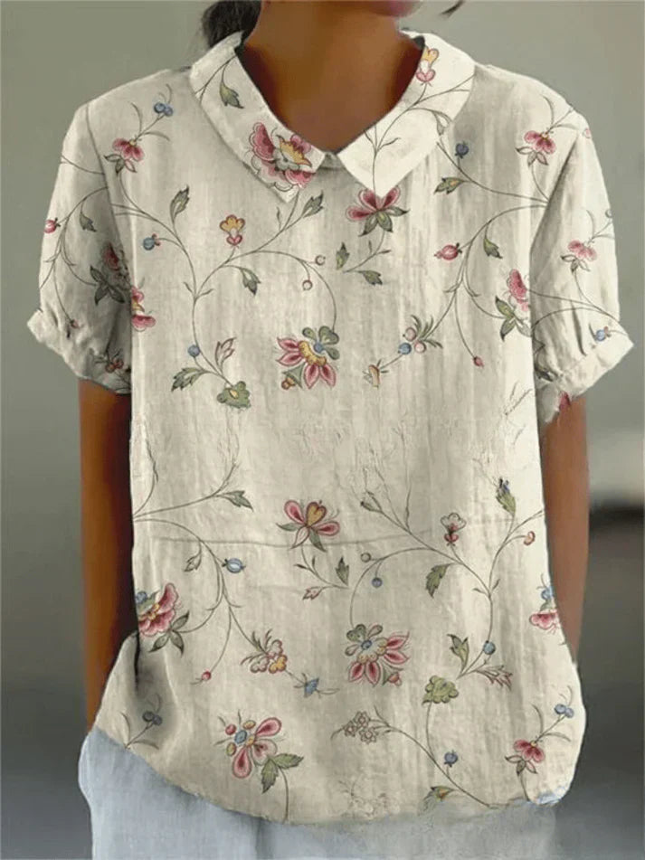 Floral-Comfort Blouse
