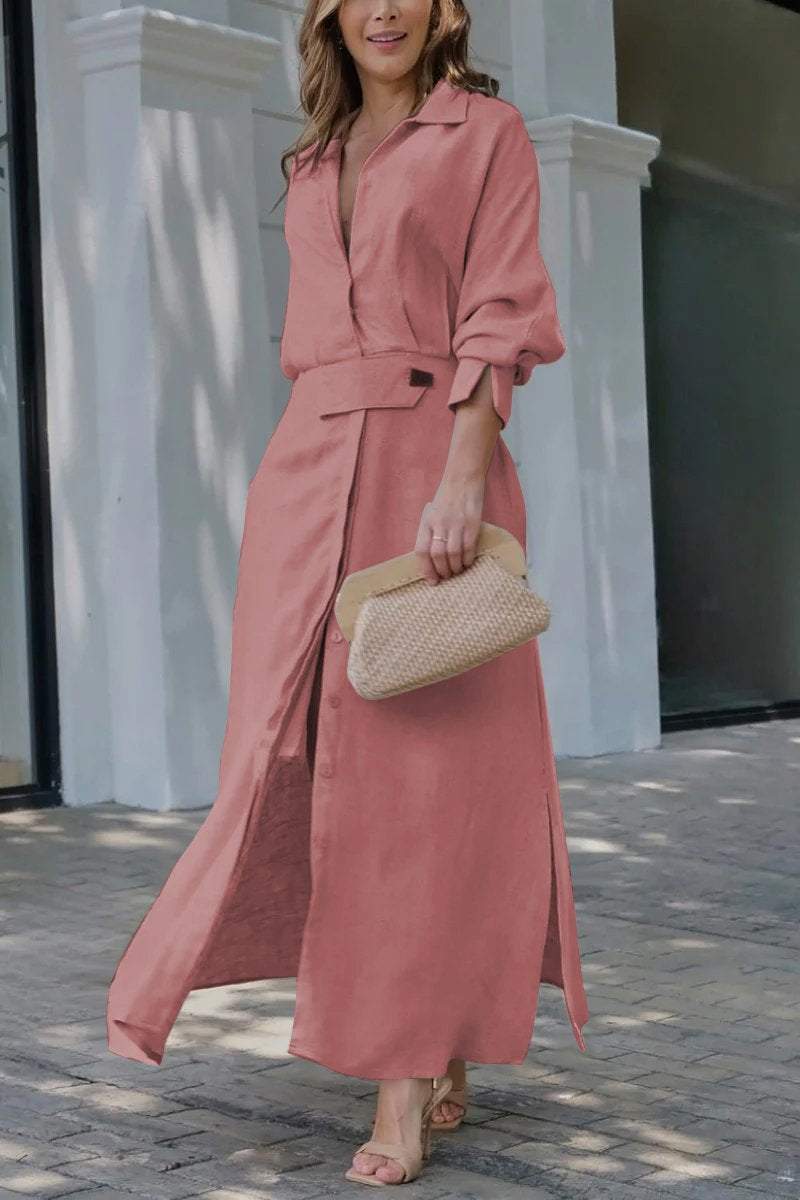 Effortless Summer Linen Maxi Dress