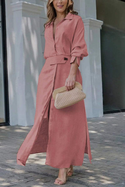 Effortless Summer Linen Maxi Dress