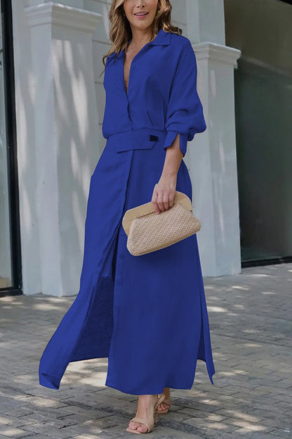 Effortless Summer Linen Maxi Dress