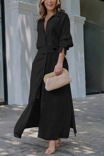 Effortless Summer Linen Maxi Dress