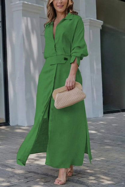 Effortless Summer Linen Maxi Dress