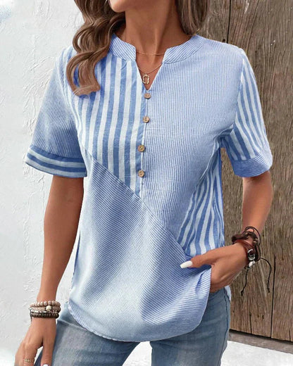 Soft-Stripes Blouse