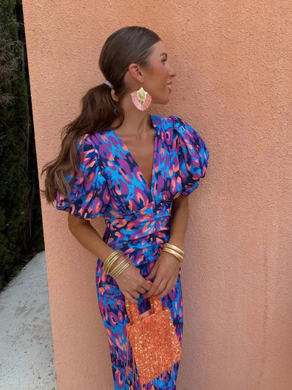Effortless Floral Midi Dress