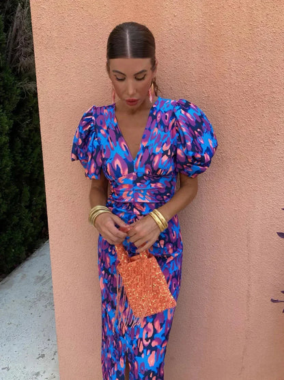 Effortless Floral Midi Dress