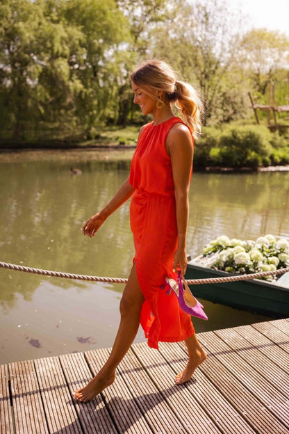Elegant-Flow Summer Dress