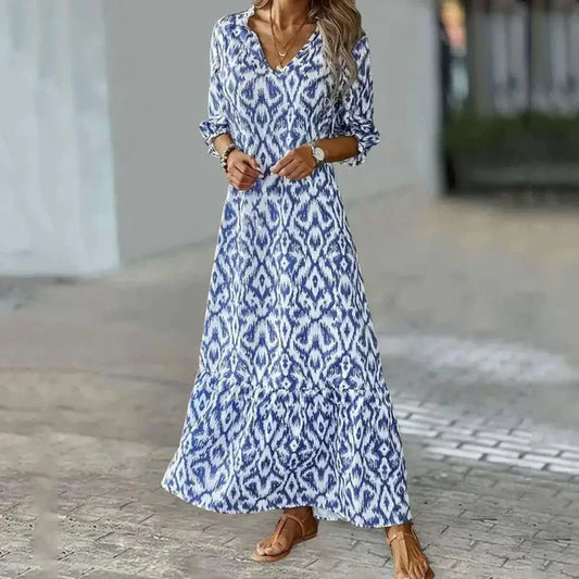 Floral Elegance Maxi Dress