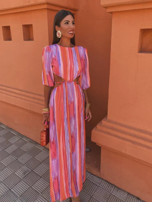 Elegant Cut-Out Dress