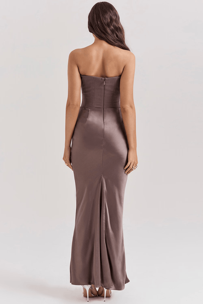 Mint Satin Gown for Effortless Elegance