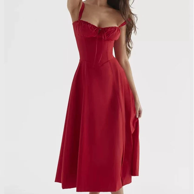 Chic All-Day Comfort Corset Dress