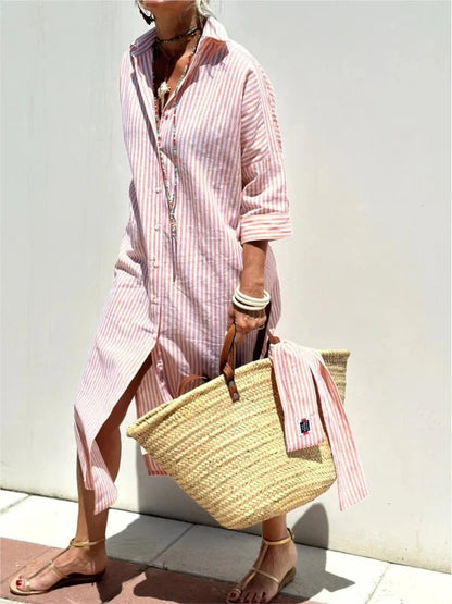 Timeless Comfort Stripe Dress