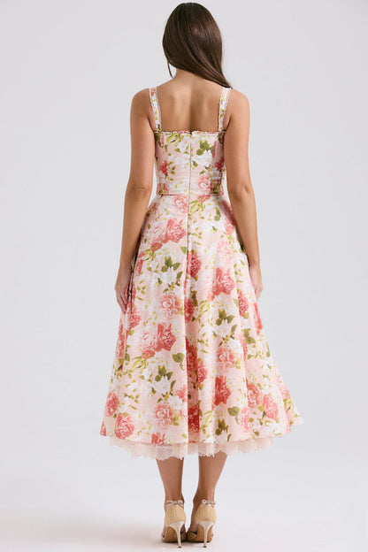 Floral Charm Midi Dress