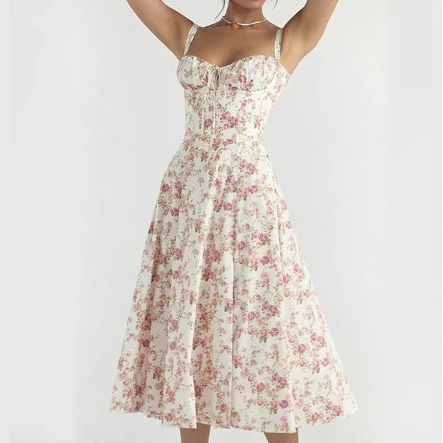 Chic All-Day Comfort Corset Dress