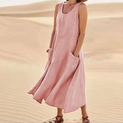 Versatile Comfort Midi Dress