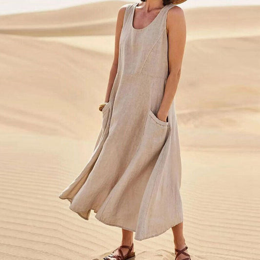 Versatile Comfort Midi Dress
