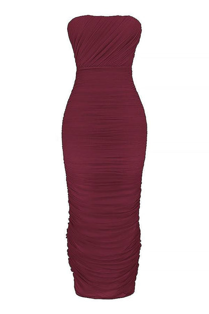 Elegant Mesh Maxi: Embrace Your Curves